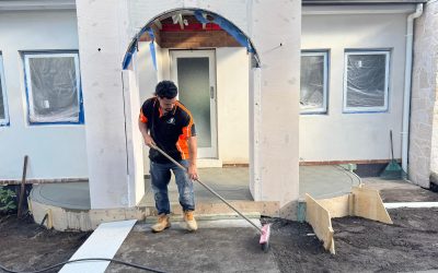 🏡 “Concrete Love: Crafting Grand Entrances from the Heart!”
